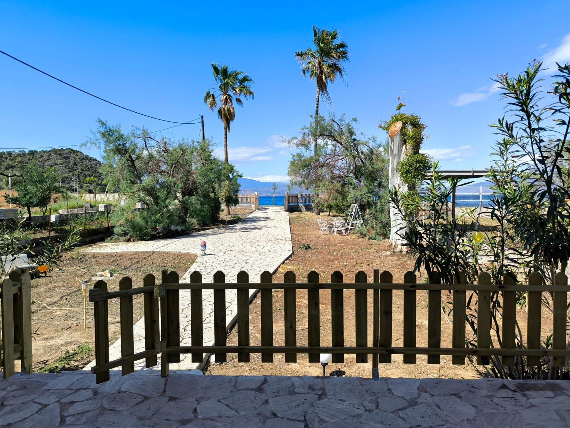 Palm Tree House By The Beach Skhoinos Экстерьер фото